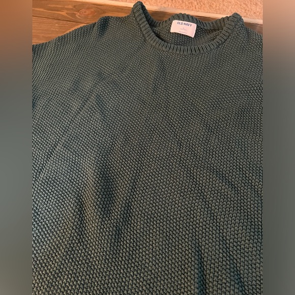 Old Navy Tunic Length Cable Knit Sweater – XL – Glorious Pine Green - Picture 3 of 6